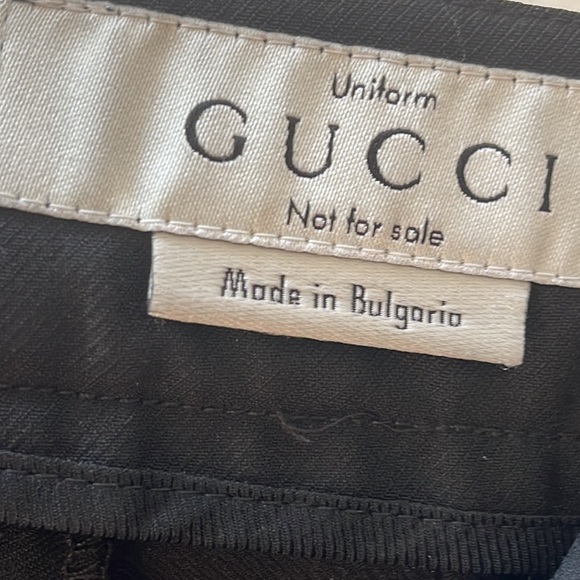 GUCCI TROUSERS | GUCCI UNIFORM | UNISEX GUCCI SLACKS - Picture 7 of 13